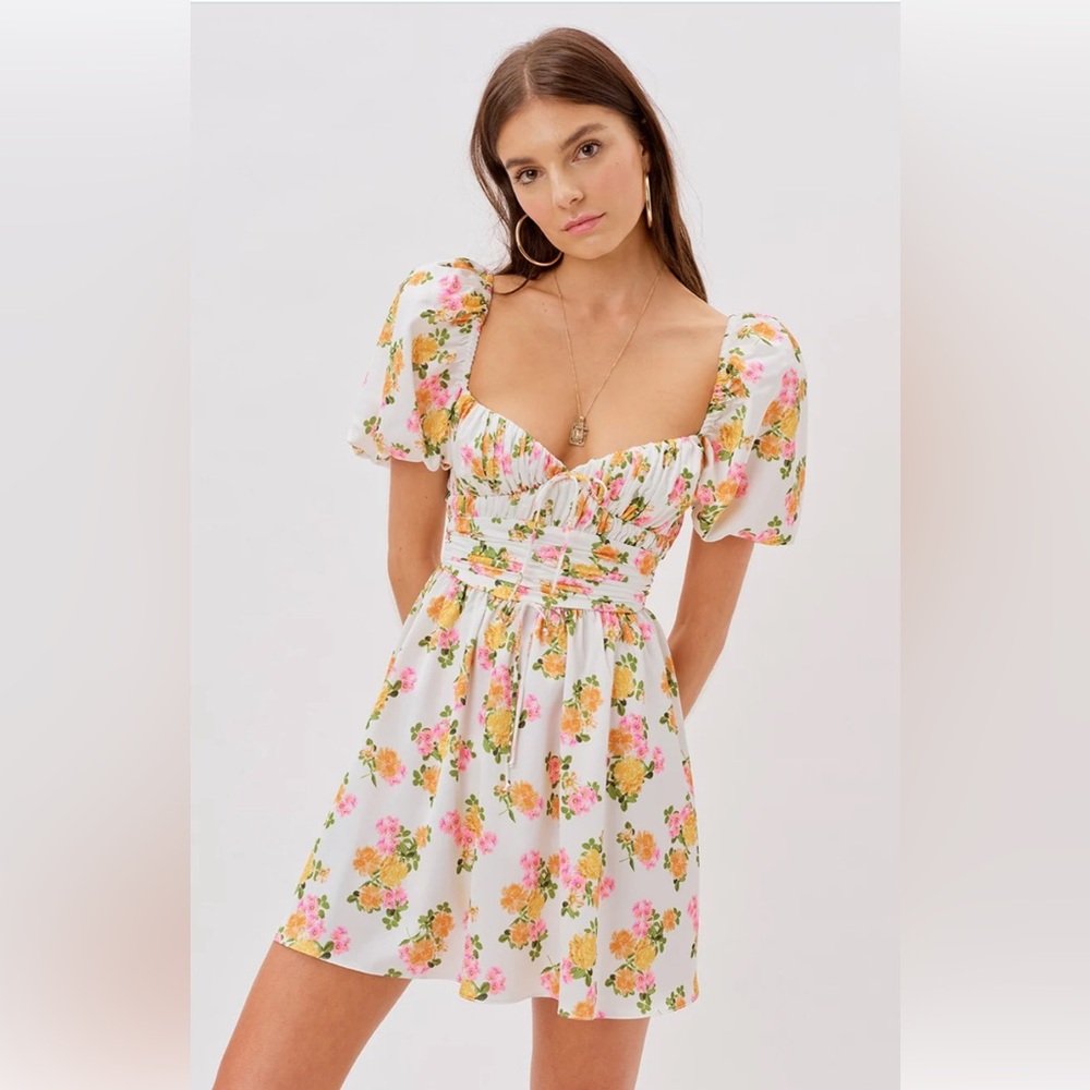 For Love & Lemons Emma Mini Dress.